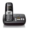 Gigaset C610A schnurlos Telefon (4,6 cm (1,8 Zoll) TFT-Farbdisplay, Freisprecheinrichtung, Anrufbeantworter) pianoschwarz