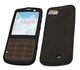 iTALKonline SoftSkin BLACK Super Hydro SILICONE Protective Armour/Case/Skin ....