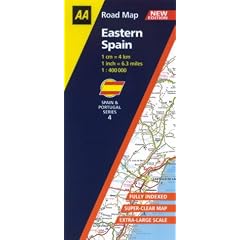 Eastern Spain (AA Road Map Spain & Portugal)