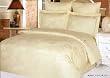 Jacquard Queen Size Bedding Set Bennu Beige by Le Vele
