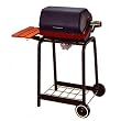 Meco 9359W Electric Grill On Cart With Rotis And Plastic Side Trays