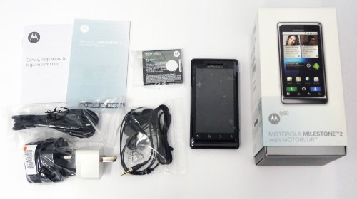 Motorola Milestone 2 Unlocked Cell Phone with 5 MP Camera, MP3, GPS Navigation,720p HD video--International Version with No Warranty