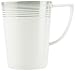 Opus Fine Bone China Silver Rimmed 375ml Coffee Mug