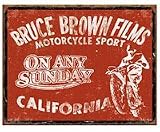 On Any Sunday Vintage Motorcycle Sign Metal-Tin Signs