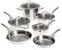 Calphalon Contemporary Stainless 10-Piece Cookware Set