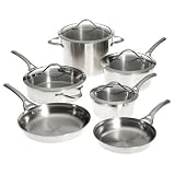 Calphalon Contemporary Stainless 10-Piece Cookware Set