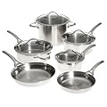 Calphalon Contemporary Stainless 10-Piece Cookware Set