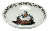 Portmeirion Birds of Britain Earthenware 13-Inch Low Fruit Bowl