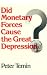Search : Did Monetary Forces Cause the Great Depression?