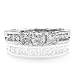 Three-Stone Princess Diamond Ring 1ctw