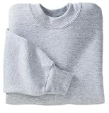NEW Port & Company - Youth Crewneck Sweatshirt Ath. Heather-XL