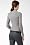 Long Sleeve Turtleneck Variegated Rib Sweater