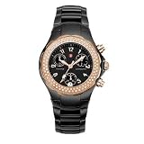 MICHELE Tahitian Ceramic Black Diamond Rose Gold by Michele