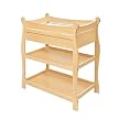 Natural Sleigh Changing Table