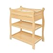 Natural Sleigh Changing Table
