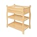Natural Sleigh Changing Table