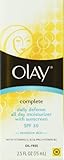 Olay Complete Daily Defense All Day Moisturizer With Sunscreen Spf30 -Sensitive Skin 2.5 Fl Oz (Pack of 2)