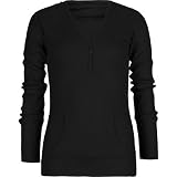 FULL TILT Thermal Girls Hoodie - Black