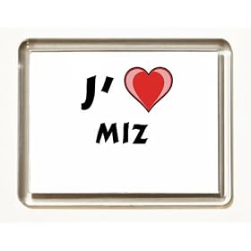 J'aime Miz aimant frigo