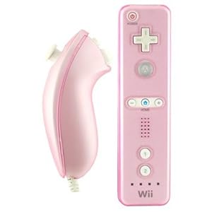 Crystal Shield Hard Snap-On Case (PINK) for Nintendo Wii Remote and Nunchaku