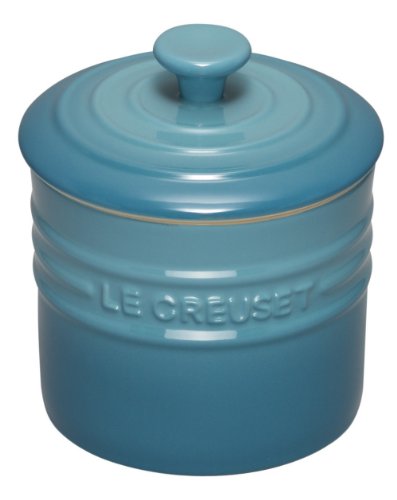 Le Creuset Stoneware Storage Jar, Teal, 0.8 Litre