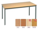 Trexus Office Table Rectangular 18mm Top W1200xD730xH737mm Maple
