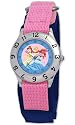 Disney Kids' Princess Time Teacher Pink Velcro Watch #D042S503