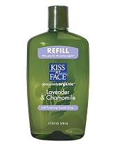 Kiss My Face Organic Lavender & Chamomile Self Foaming Liquid Soap Refill, 17.5-Ounce Bottles (Pack of 3)