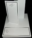 80 Wilton Sweet Hearts Silver White Wedding Program Kit