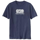T-SHIRT NAVY BLUE  USA BICYCLE TECHNICIAN 