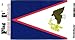 American Samoa Heavy Duty Vinyl Bumper Sticker (3 x 5 Inches)