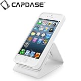 CAPDASE 日本正規品 iPhone5 Folder Case Upper Classic, White フォルダーケース アッパー・クラシック（スタンド機能つき）, ホワイト FCIH5-UC22