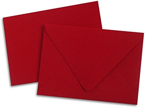 Dark Red Gift Card Envelopes - 25 Pack