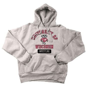 J. America Wisconsin Badgers Wrestling Mega Hoodie