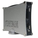 Diablotek EN318UHCR 3.5" External Hard Drive Enclosure - IDE to USB2.0, Built-in Flash Card Reader