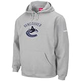 Vancouver Canucks Grey Playbook Fleece Hooded Sweatshirt (XX-Large)