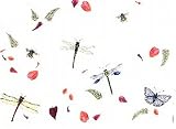 Dragonfly Garden - Fresh, Original Design on a Pure Cotton Kitchen Towel