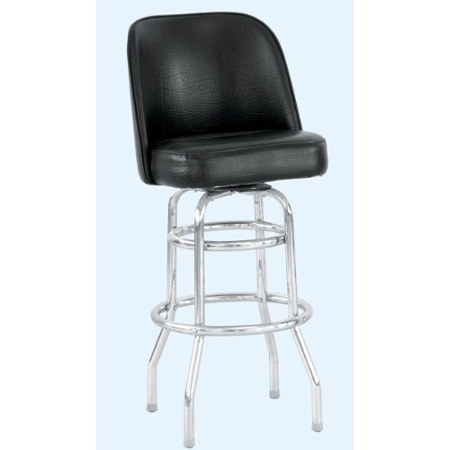 Alston Quality 30 Bucket Seat and Back Metal Bar Stool