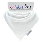 DribbleOns Bib  (White, 0-24 months)