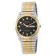 Armitron Men's 201143 Easy to Read Round Two-Tone with a Black Dial Expansion Band Watch