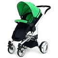 Petite Star Kurvi Match Pushchair Including Footmuff, Change Bag and Liner (Green)