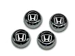 Honda-Black Chrome ABS Snap Caps