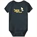 Baby Bodysuit Black " If Wakeboarding harms your studies... leave them! " Sports 12 - 18 Months