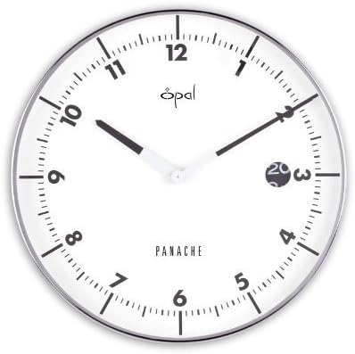 Round Case Clock with Date