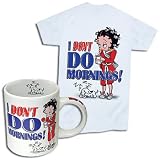 Betty Boop Don't Do Mornings Nightshirt & Mug Set