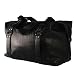 Baccini sac de voyage fourre-tout - Vincera - cuir noir