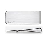[Updated and Imporved Design May 2013] SHARKK® Silver Stainless Steel Slim Money Clip Wallet