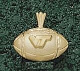 Anderson Jewelry Virginia Tech Hokies Football Gold Charm