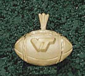 Anderson Jewelry Virginia Tech Hokies Football Gold Charm
