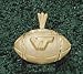 Anderson Jewelry Virginia Tech Hokies Football Gold Charm